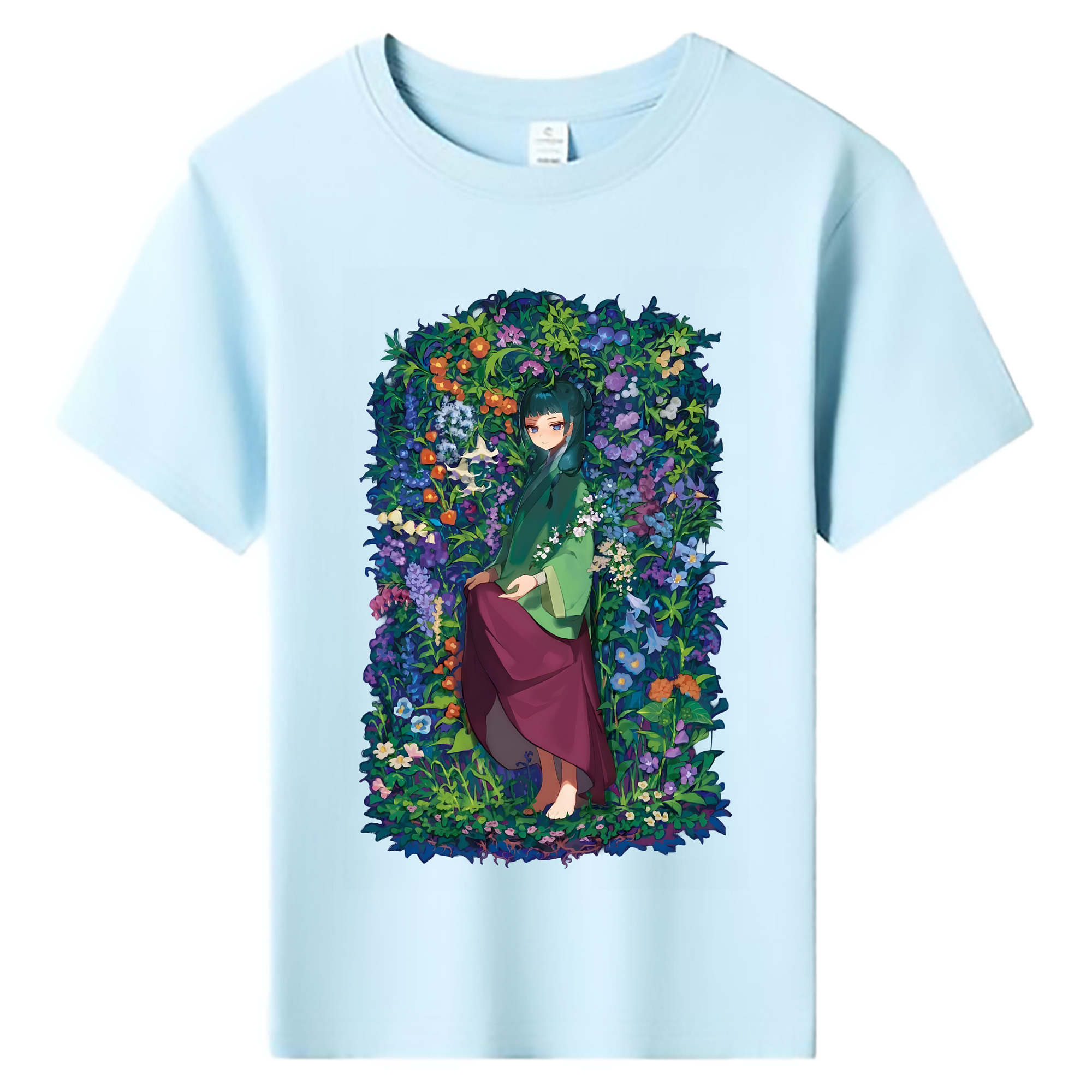 （画像用） 薬屋のひとりごと The Apothecary Diaries 綿100％キッズTシャツ（フロントプリント）